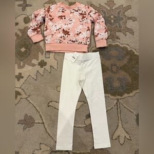 Tiny Tribe sweatshirt outfit, girls 4T